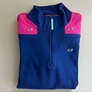 Vineyard Vines classic Whale 1/4 zip Pullover